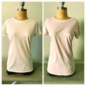 2 Gap for Good Lightweight Tees (1 pink & 1 white)